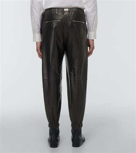 gucci leather pants